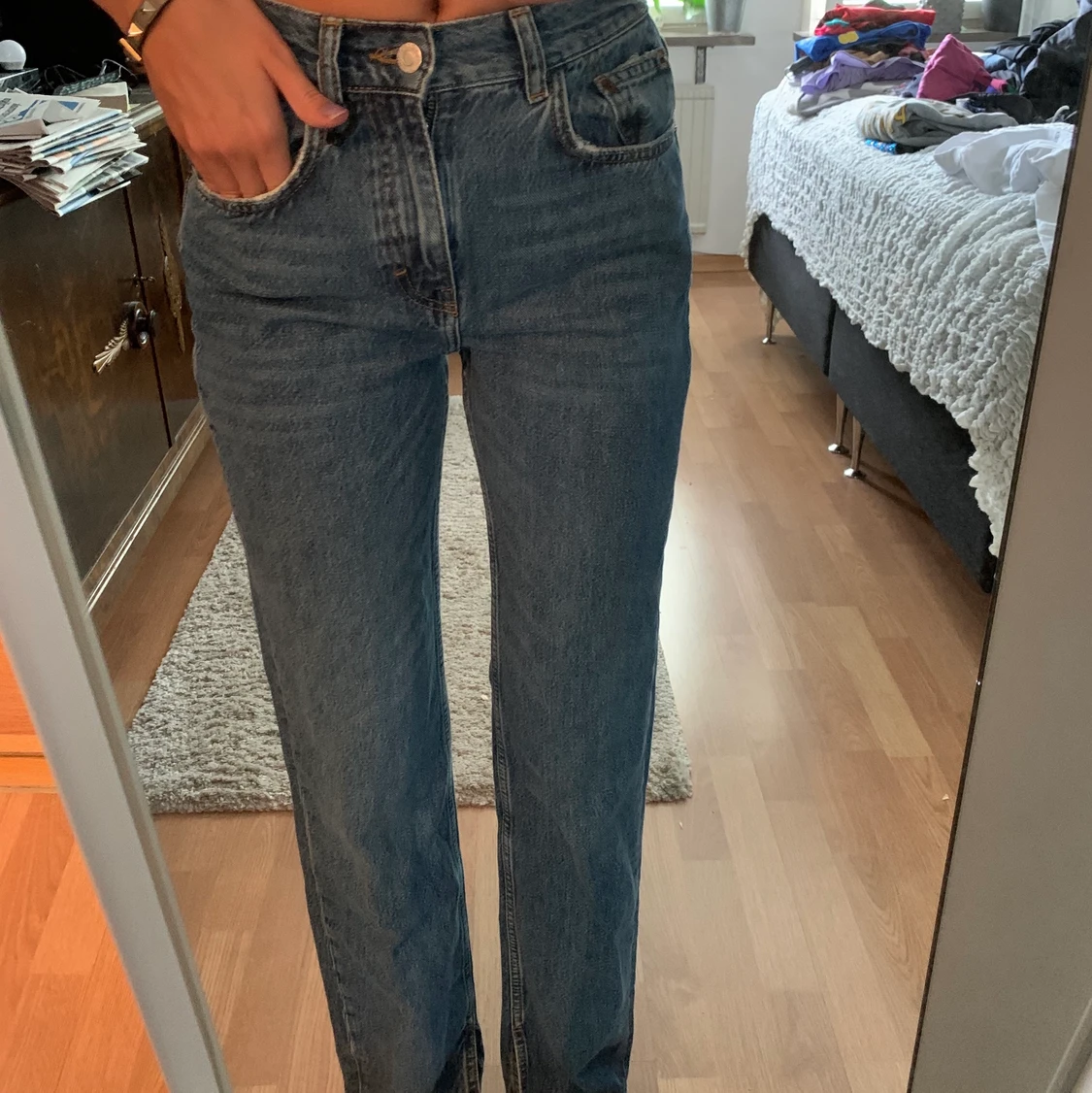 Jeans med slits pull&bear - 90