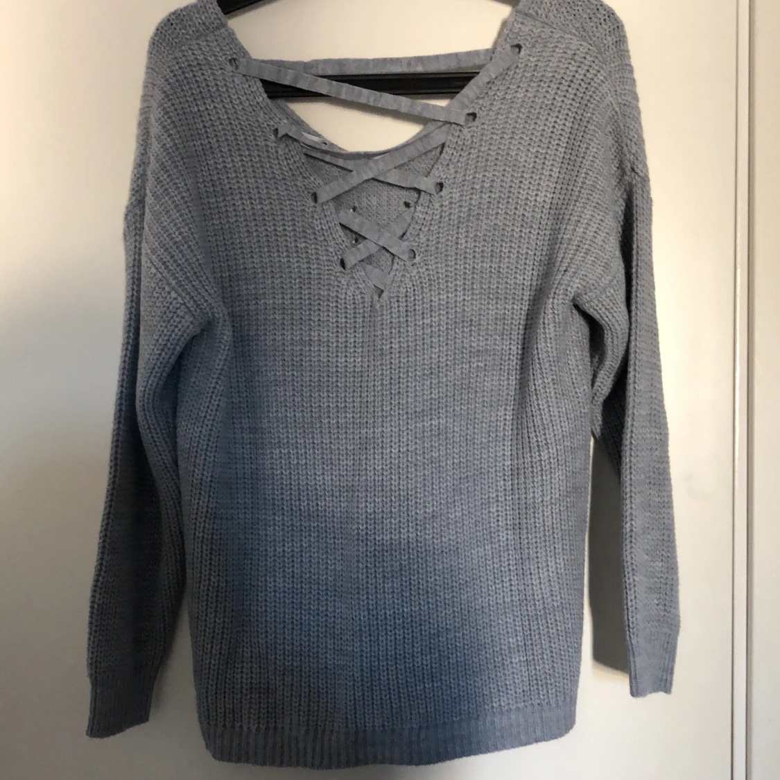 Stickad tröja strl S - 90