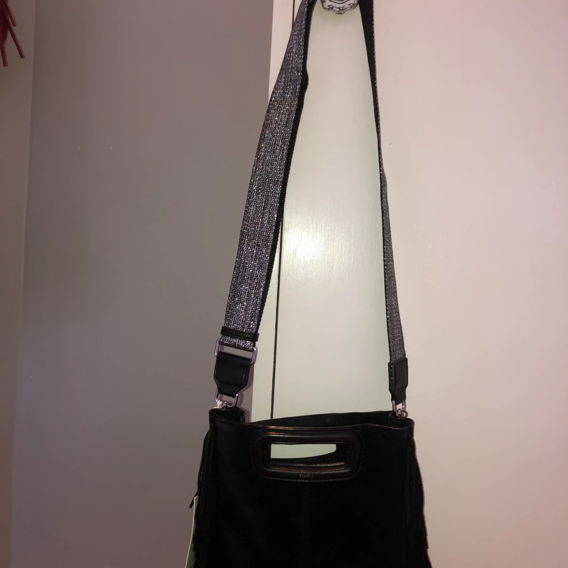 Glittrigt väskband  - 90