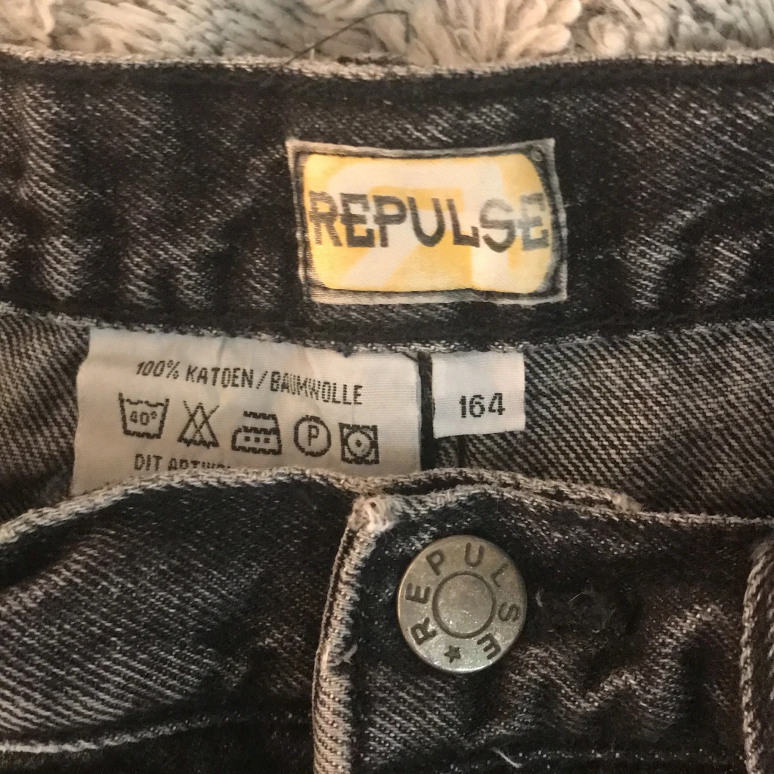 svarta mom jeans str 164 - 91