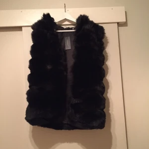 - Varm och kock pälsväst, aldrig använd, prislappar finns kvar, säljer pga att jag inte kunde lämna tbax den, frakten blir ca 80kr