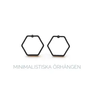 minimalistiska örhängen 