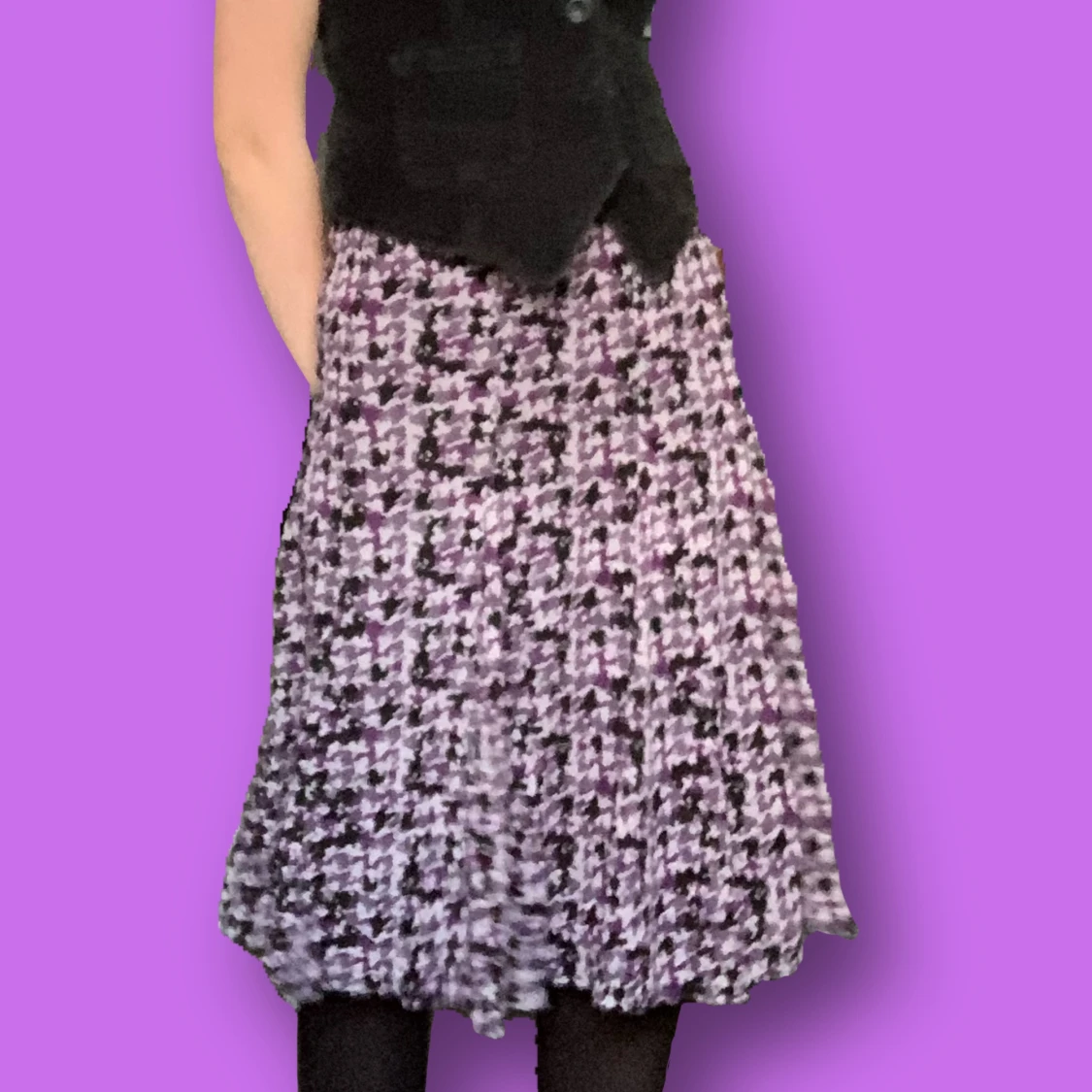 söt mönstrad kjol🥴 - 90