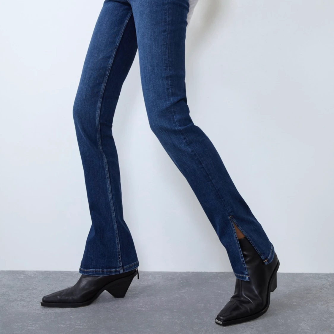 Zara jeans med split - 90