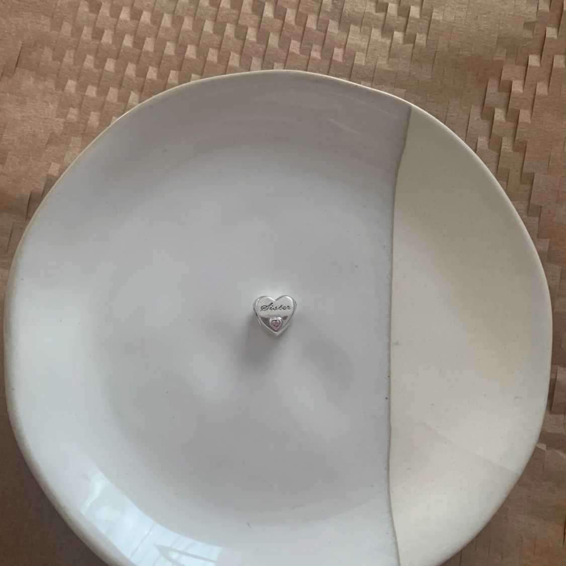 Pandora Berlock ”Sister” med rosa sten  - 91