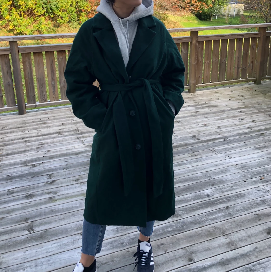 Oversized höst/vinterkappa  - 90