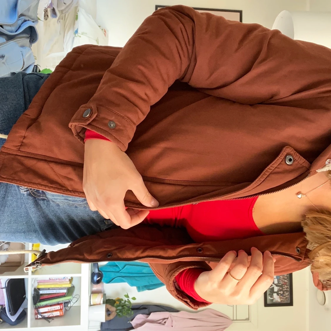 Brown jacket size S/36