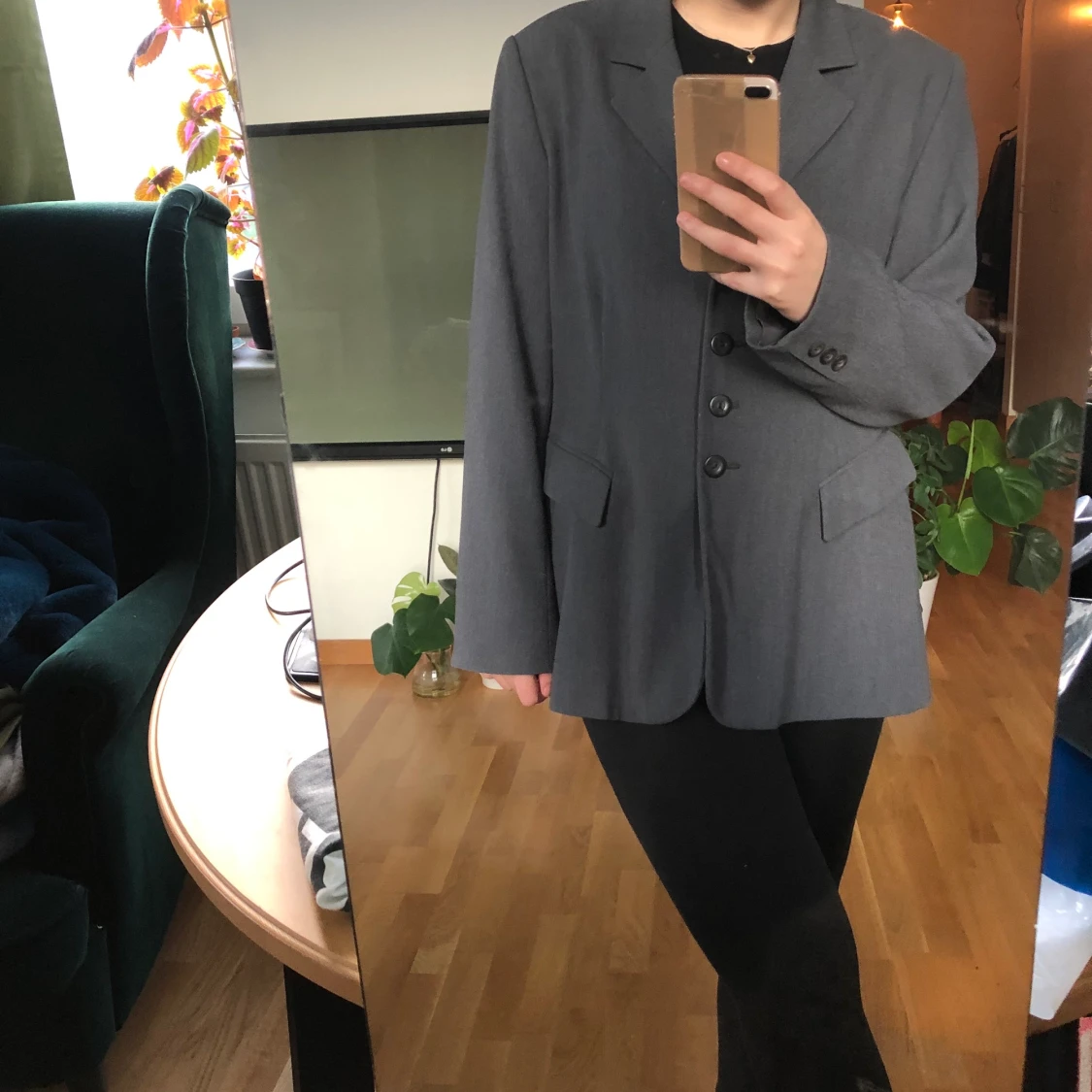 Grå kostymjacka - 91