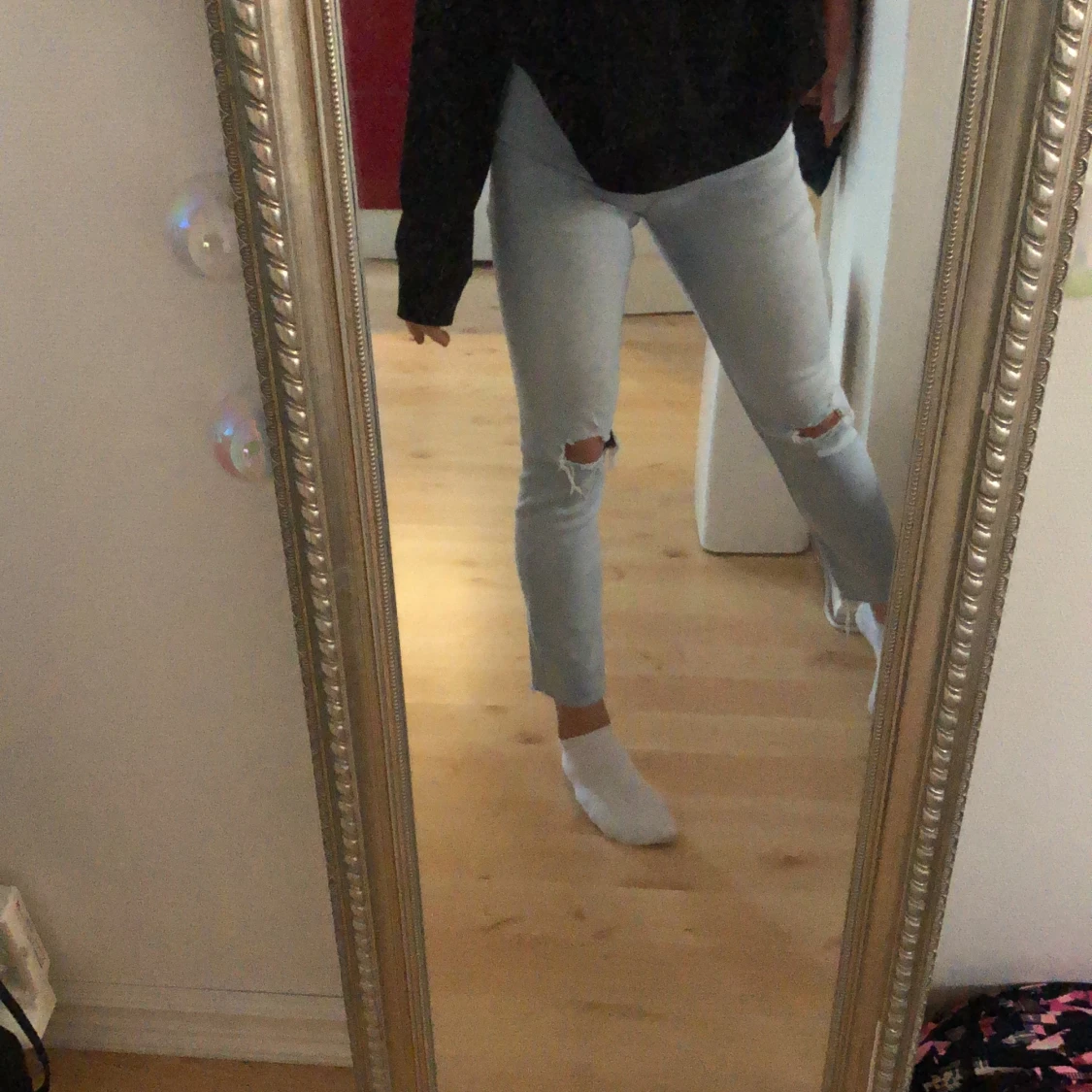 Ljusblå jeans strl S (170, 36)