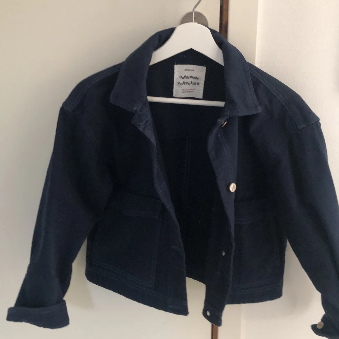 Jeansjacka zara, strl 164 (passar xs)