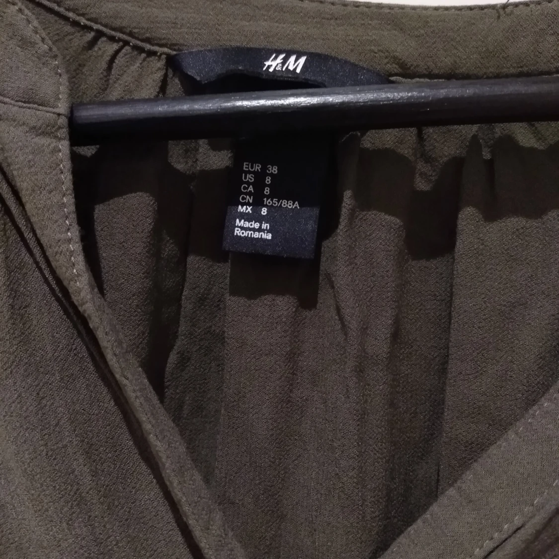 Skogsgrön blus - 90