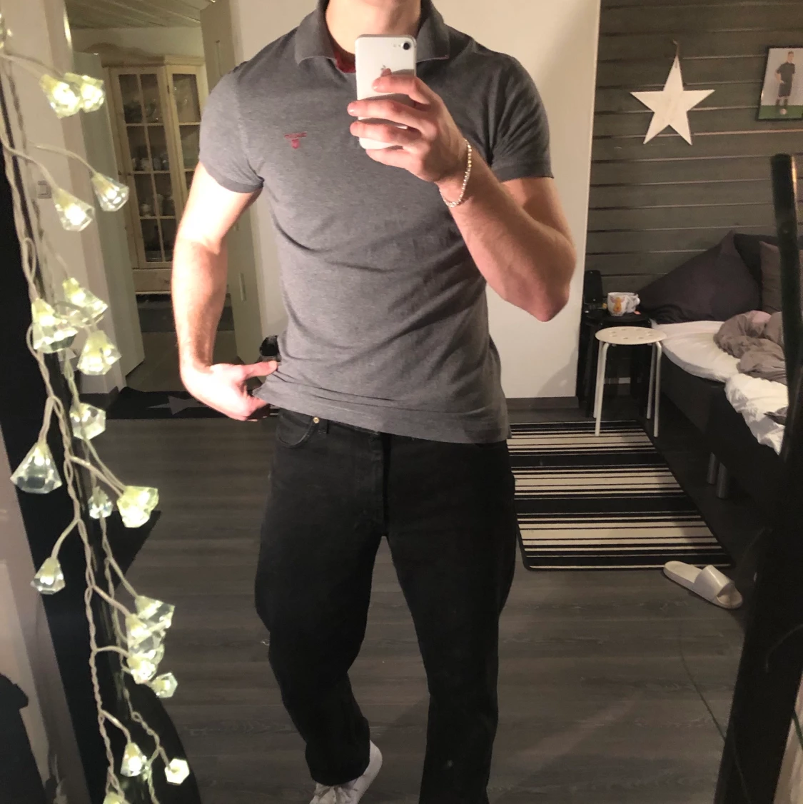 Gant pikétröja till herr