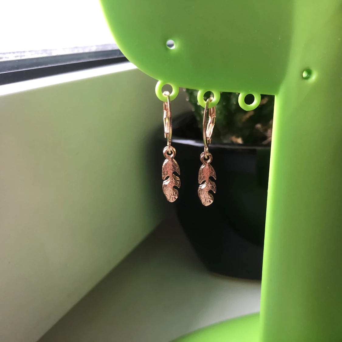 Örhängen med fjädrar