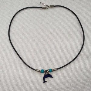 Delfin halsband 🐬 - Handgjord delfin halsband 🐬🐬 20kr+ frakt