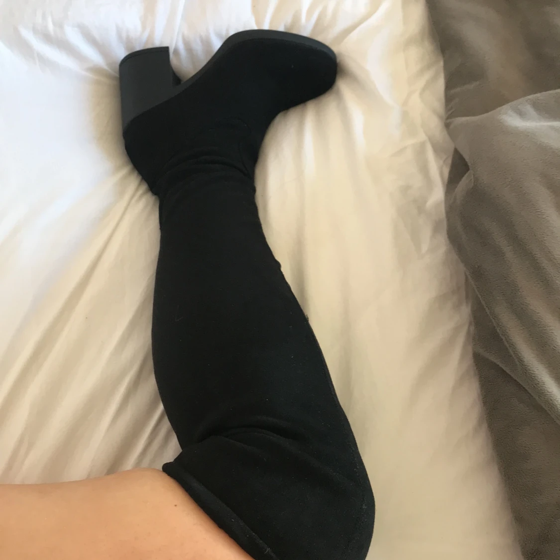 Overknees med klack str.38 - 2