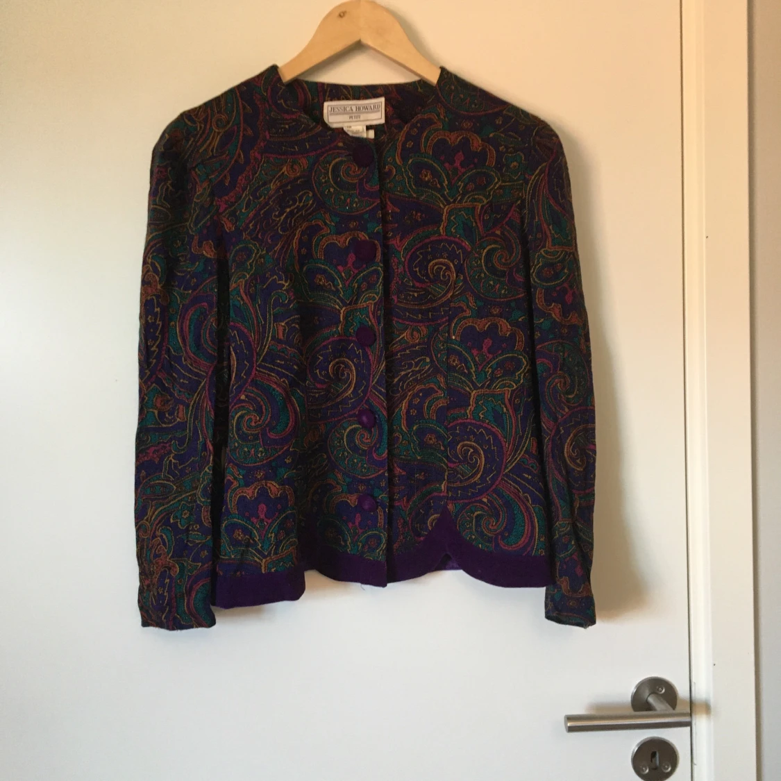 Mönstrad vintage kavaj