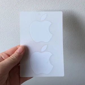 Äkta appel klistermärken - Äkta appel klistermärken! Dem är 25kr inkluderad frakt!