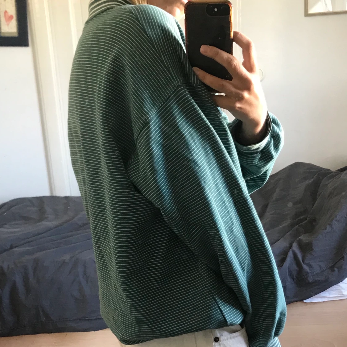 Randig tjockare tröja - 90