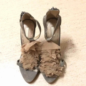  - 🌟 Superfina klackar med tyll detalj från Zara, i storlek 36. Kan mötas upp i Helsingborg eller skickas mot en fraktkostnad 📮