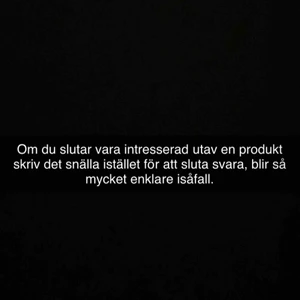  - Tacksam om detta följs