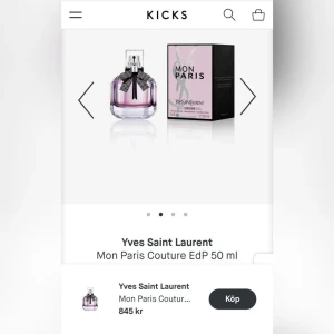  - Yves Saint Laurent- Mon Paris Couture EdP.  (Orginal storleken är 50cl.) Mer än halva kvar. (+ 36kr frakt)