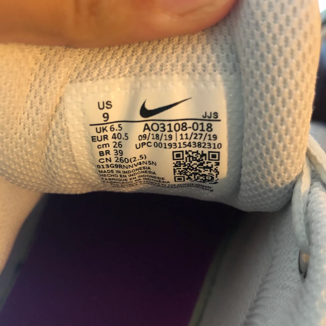 Nike M2k tekno skor storlek 40.5  - 90