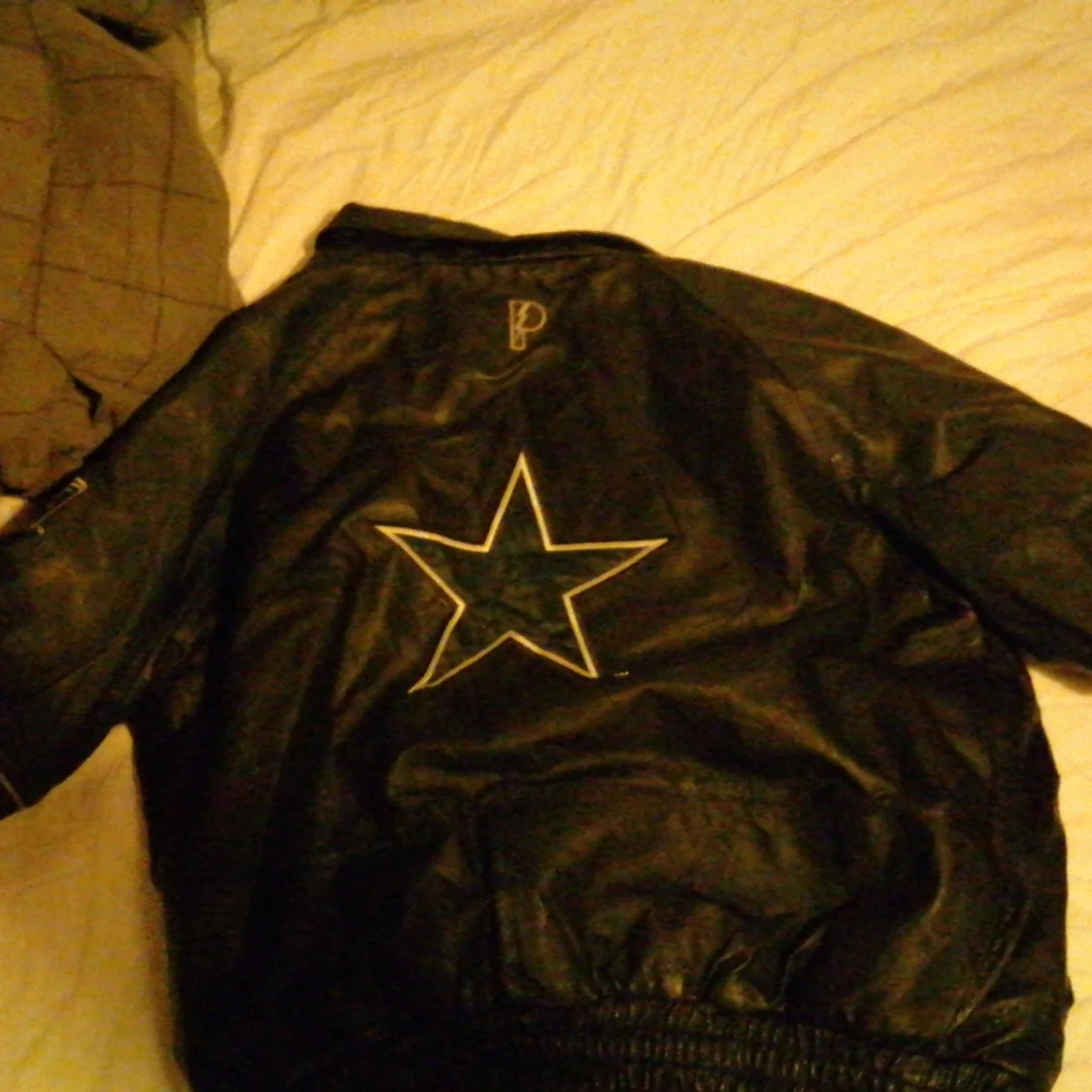 Pro player dallas cowboy läder jacka size xl - 91