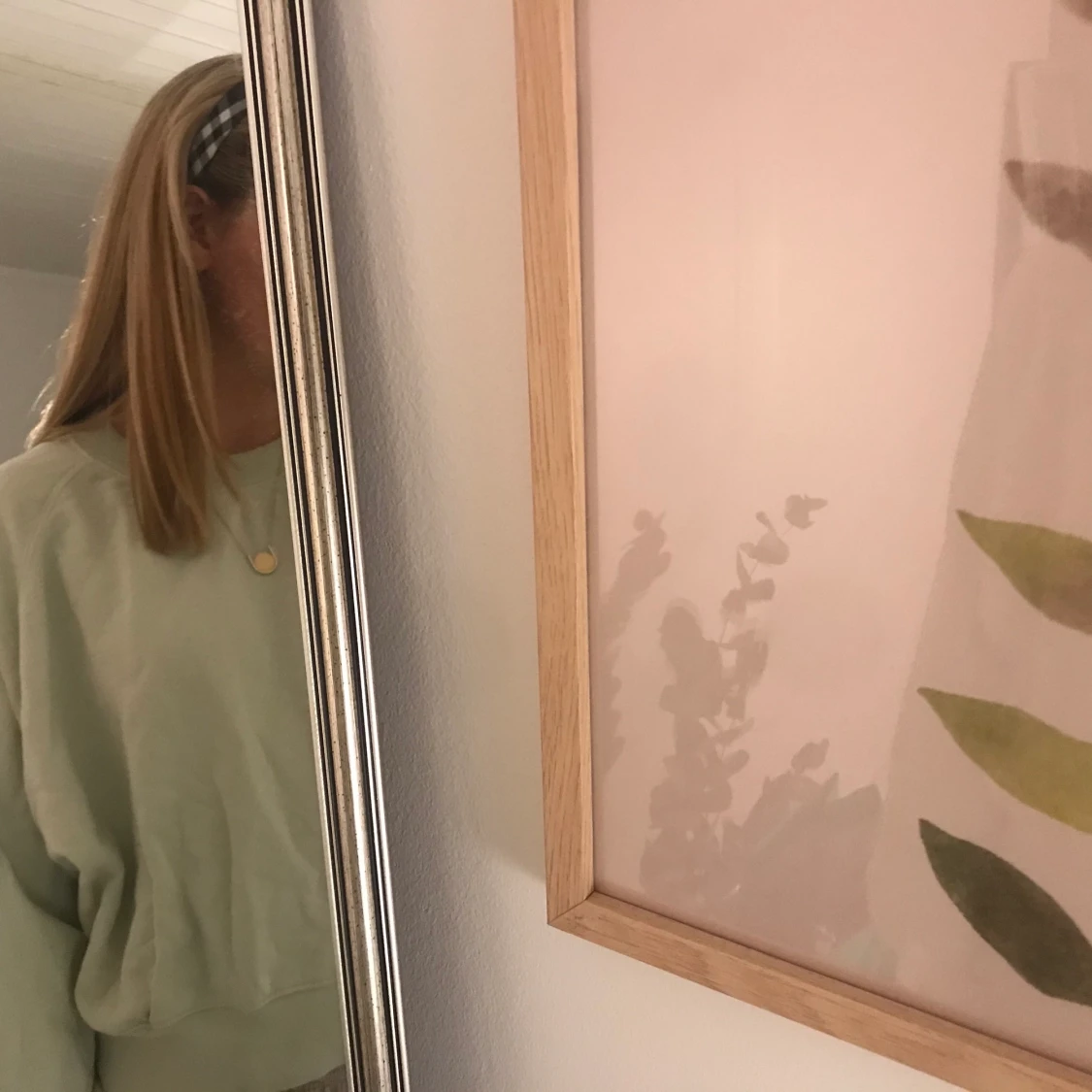 Weekday Mintgrön sweatshirt  - 90