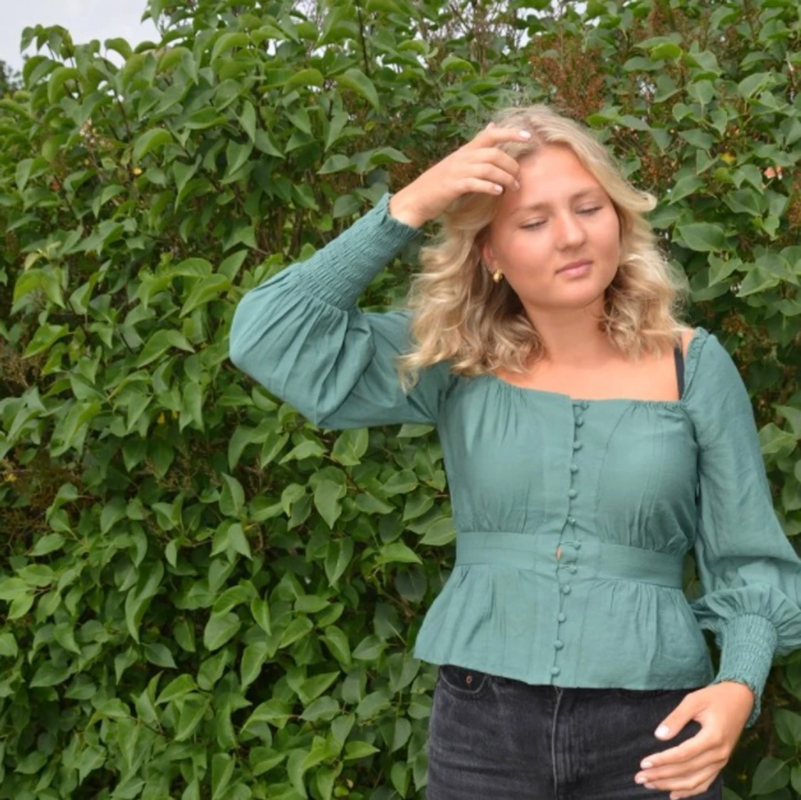 AFJ nakd grön blus  - 90