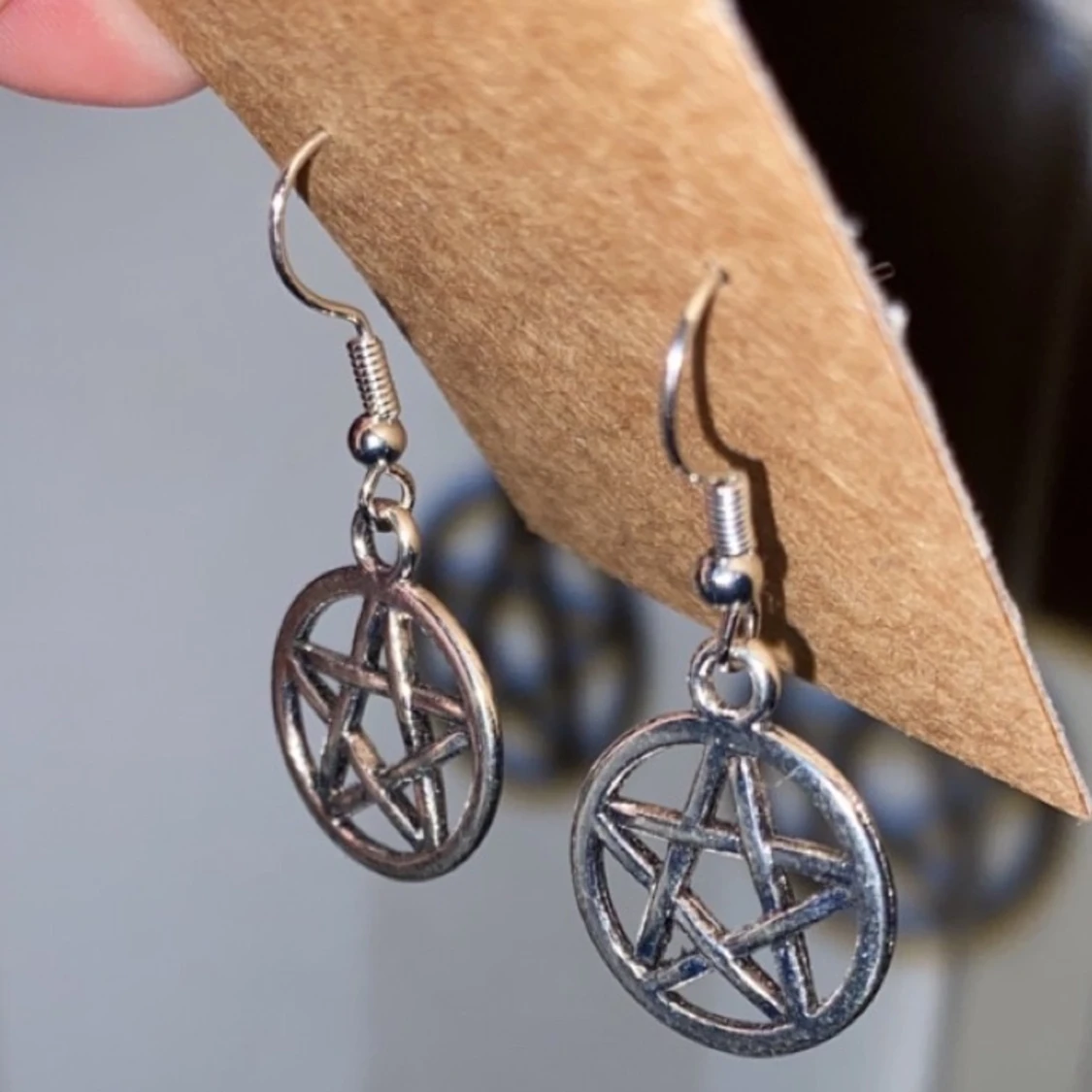 Pentagrams örhängen - 90