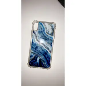ISecreat tough skal till iPhone xs Max med blå marmor mönster. Helt nytt 💙 frakt till kommer 