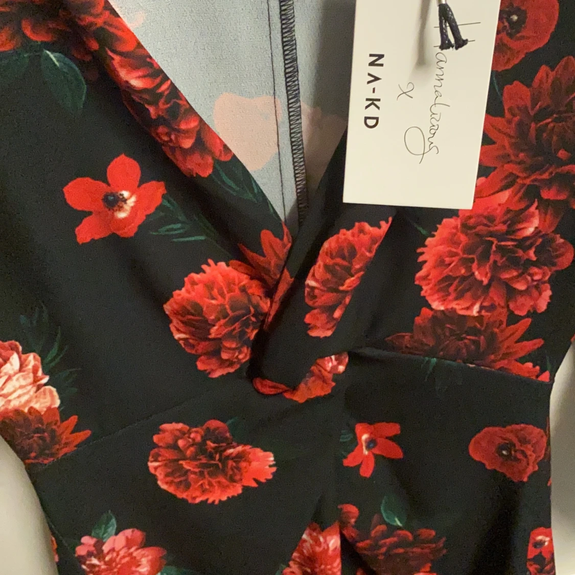 Blommig klänning  - 91