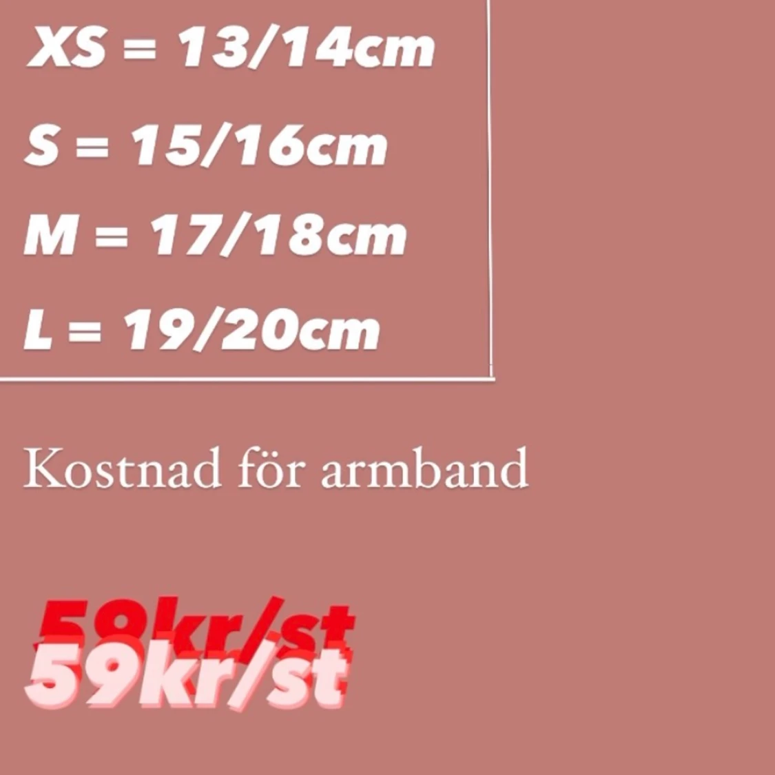 Blått pärlarmband - 90