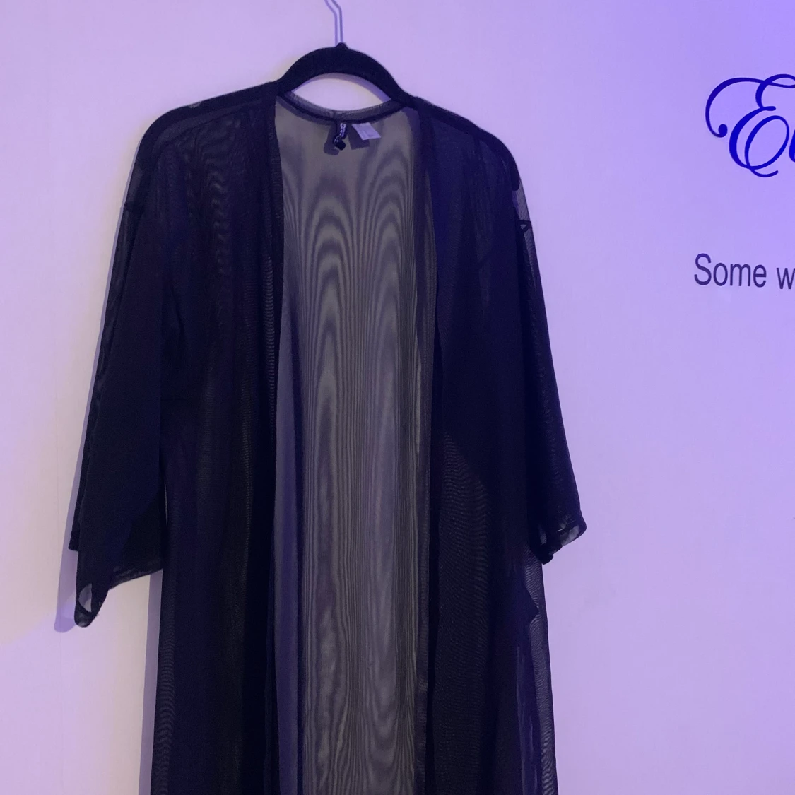 Genomskinlig kofta, one size🖤