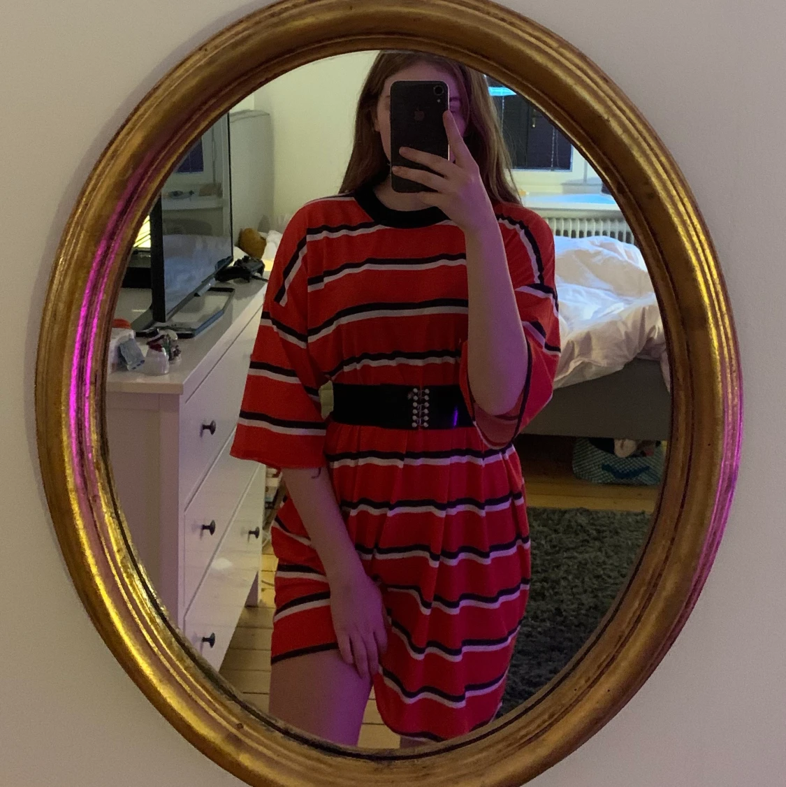 Röd klänning Prettylittlething