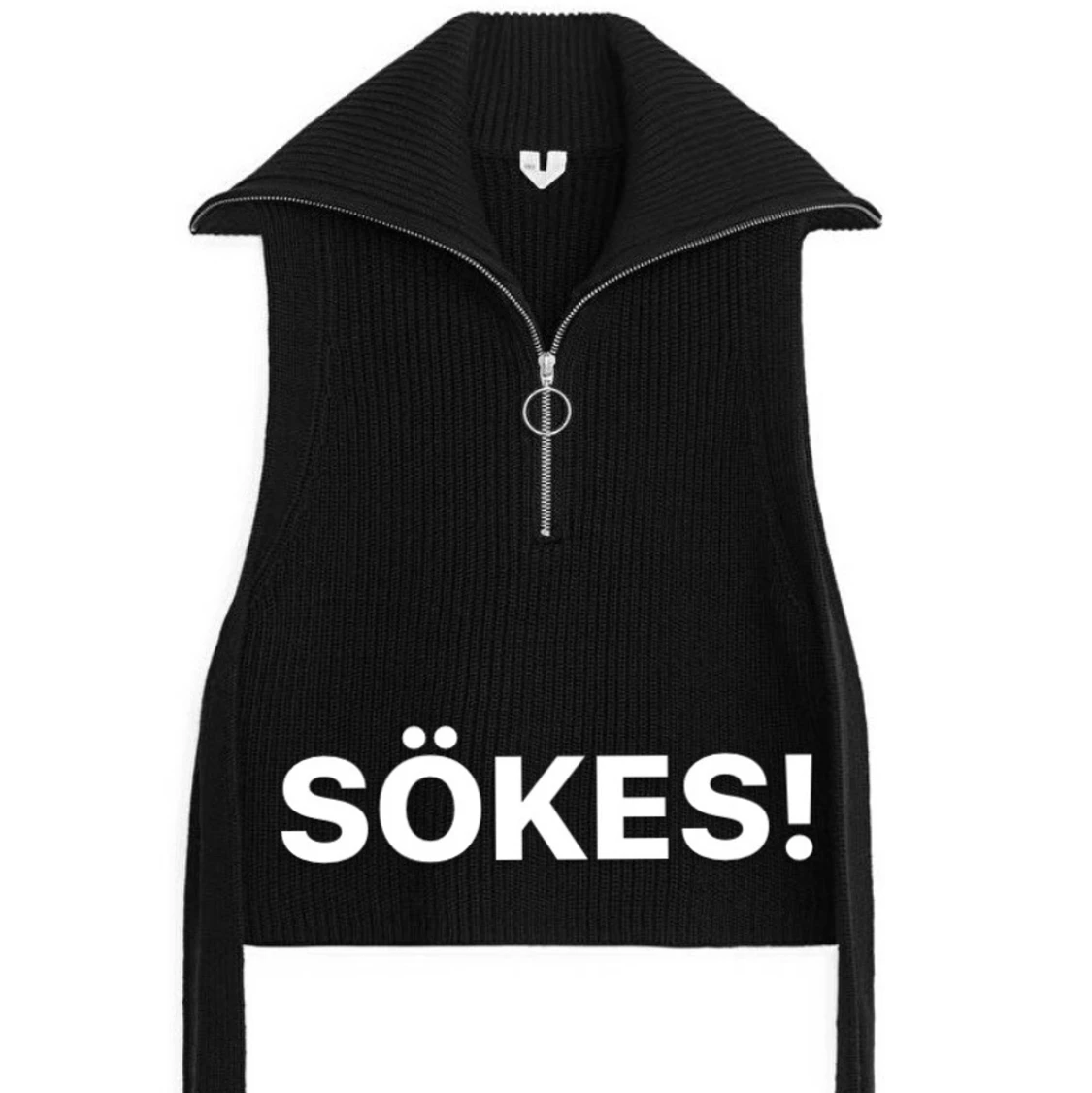 Sökes svart väst från Arket