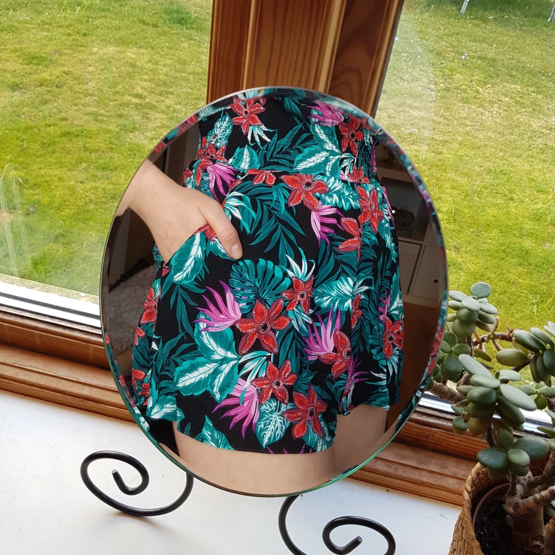 Blommig playsuite strl 38 - 90