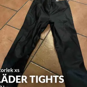Läder tights