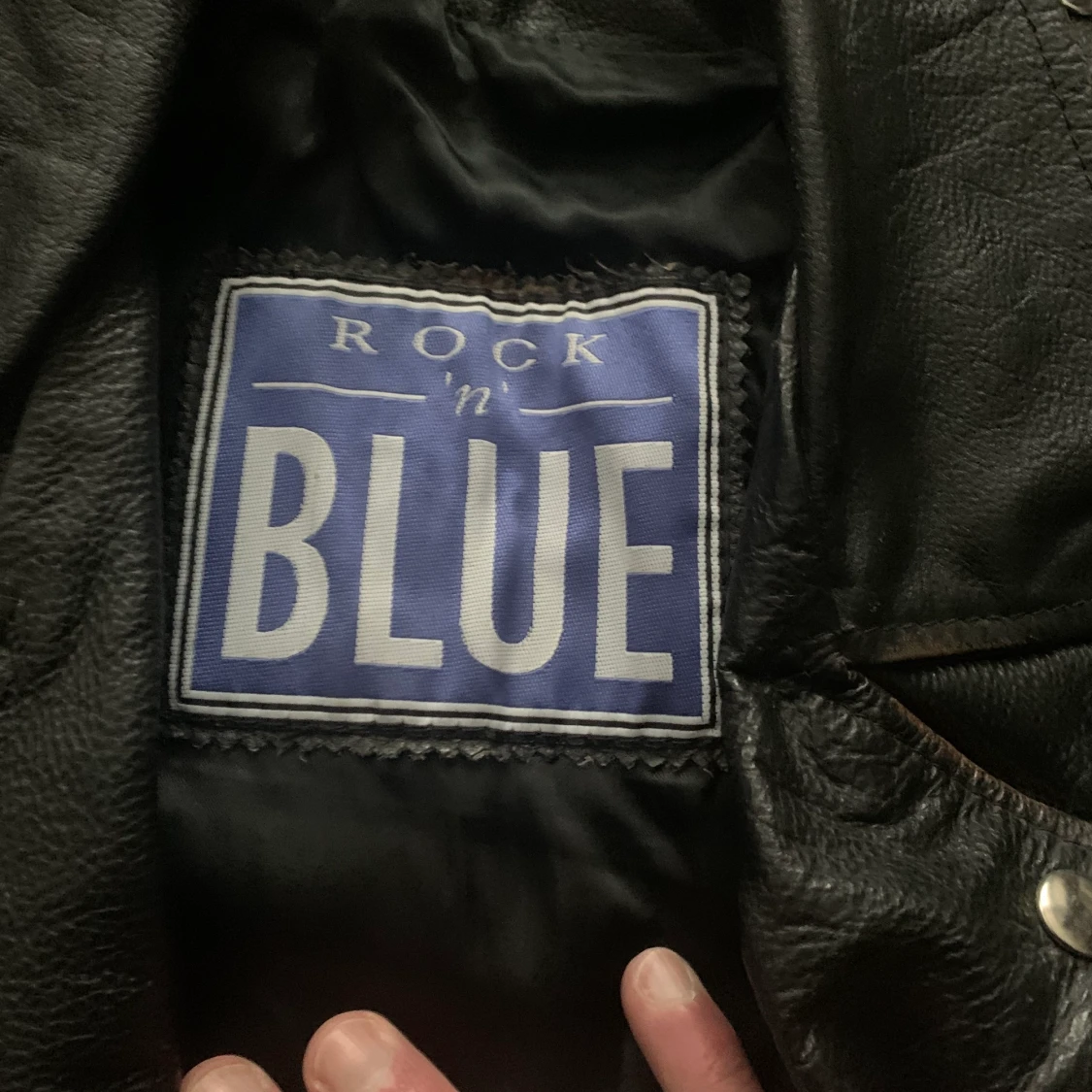 Skinnjacka storlek M