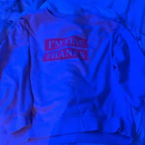 Tröja/tjocktröja  - En jättefin tröja i storlek 140 superfin har vuxit och den e för liten den kommer inte till andndning så jag säljer den nytt pris 250kr