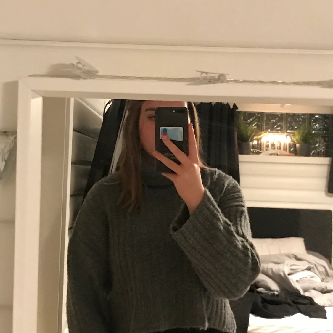 Stickad polotröja - 90