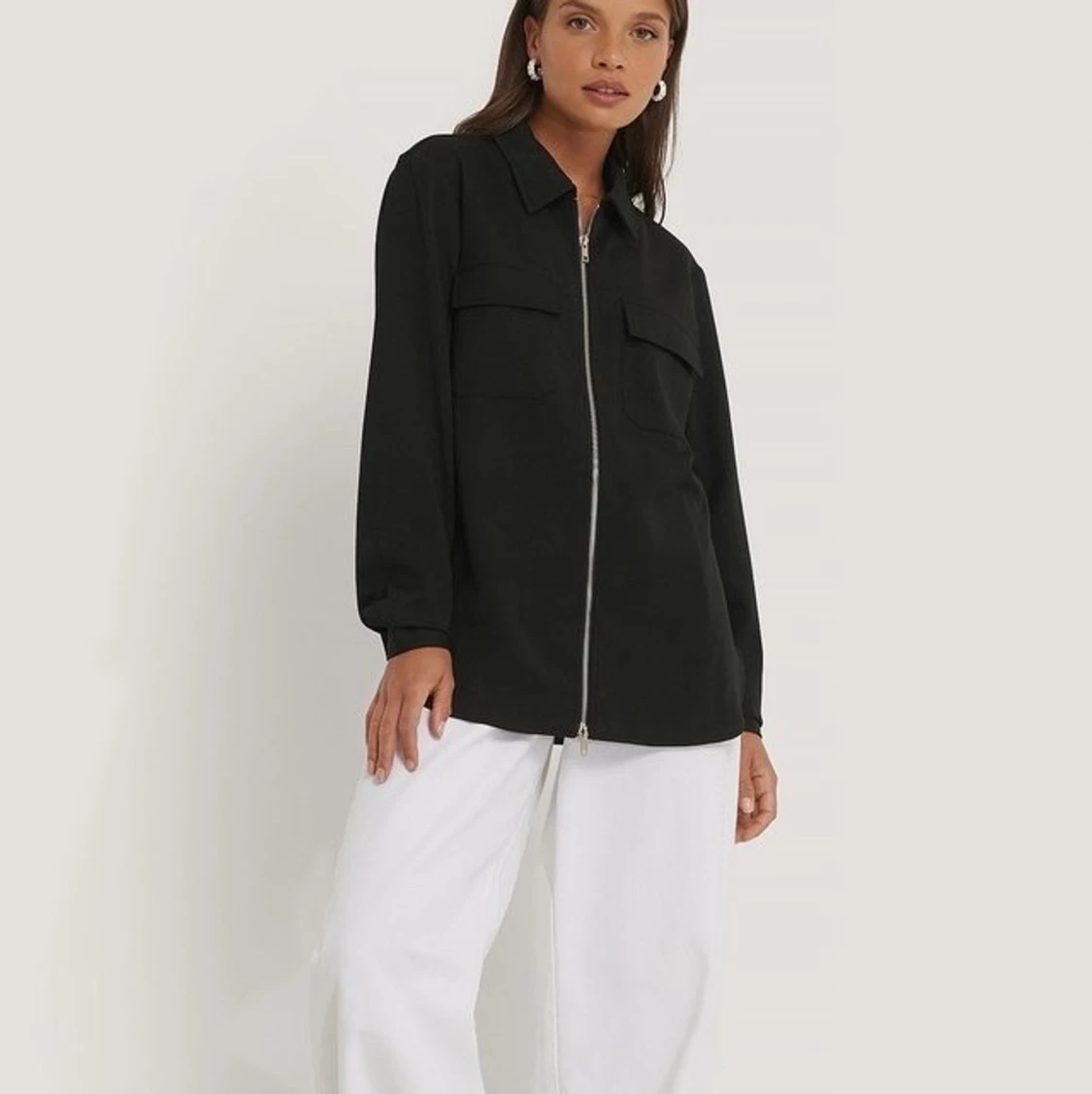 Overshirt zip skjorta nakd  - 90