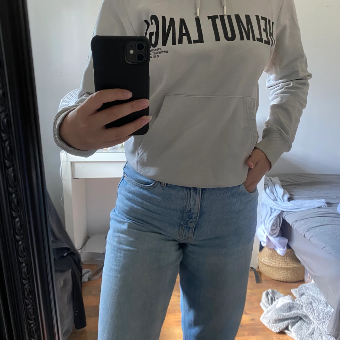 Helmut Lang Exclamation hoodie  - 90