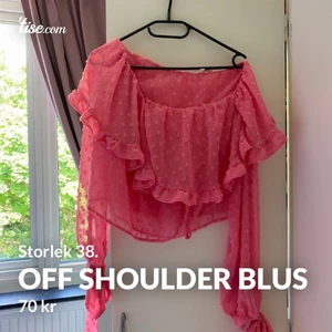 Off shoulder blus  - Använd 1 gång 
