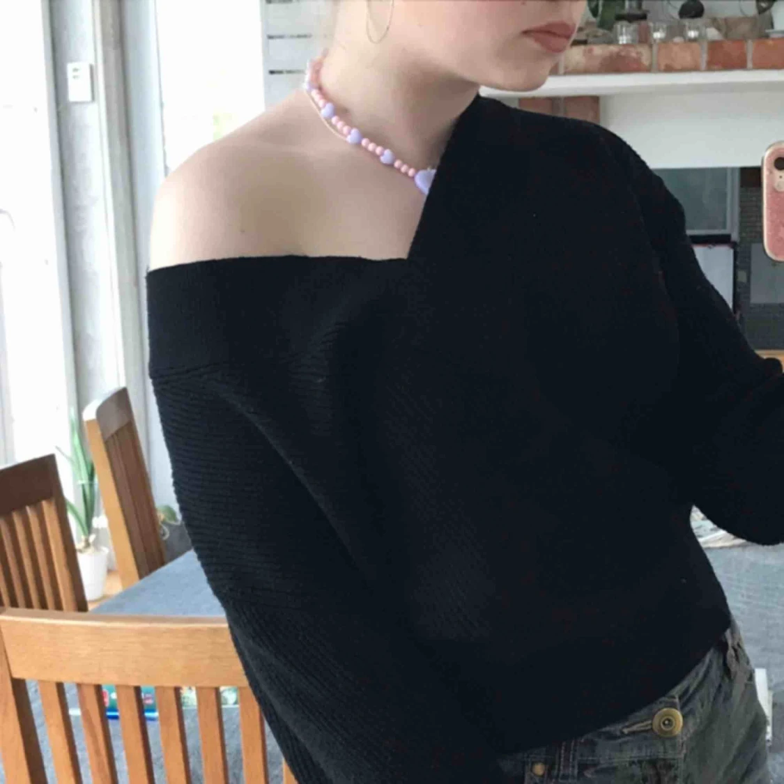 Stickad offshoulder - 91