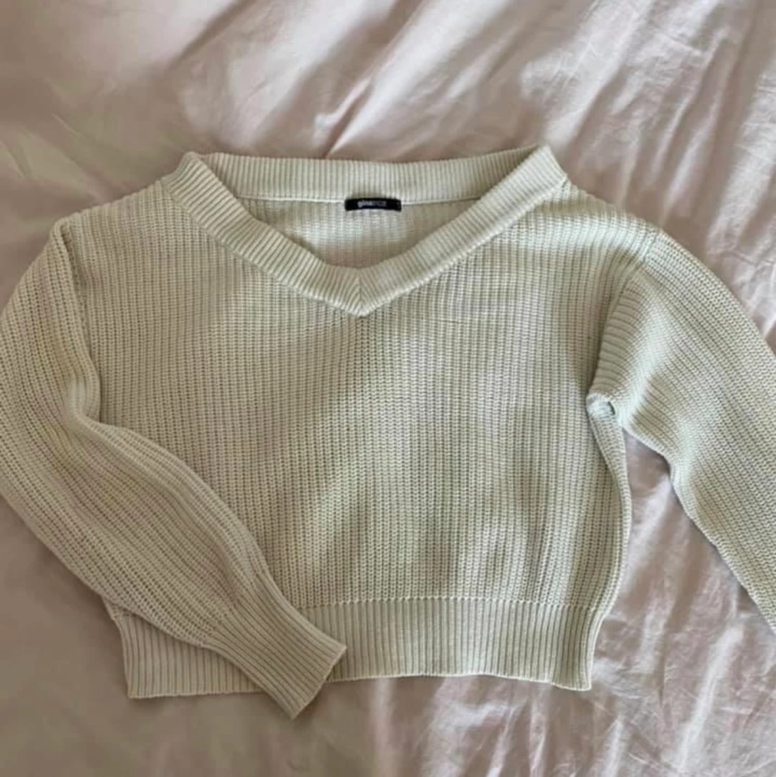 stickad tröja från ginatricot