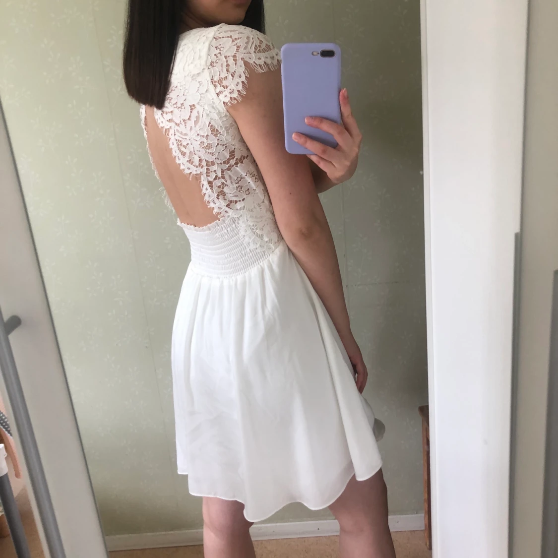 Vit klänning  - 90