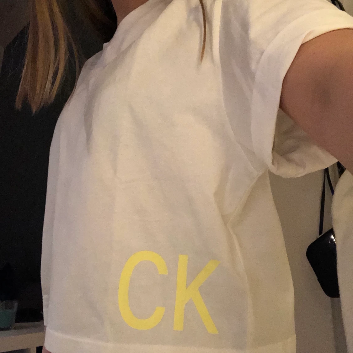 Cropad t shirt S, Calvin Klein 