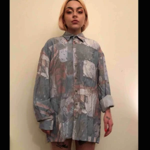  - Vintage shirt bought from beyond retro. It’s a thick cotton , long enough to wear as a dress 