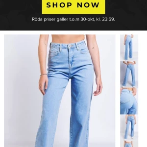 Jeans - Super snygga vida jenas endast använda en gång. Kan även byta mot ett par i stolek 32 (Passar mig perfekt i längden som är 169cm) köpta för 550kr. Kontakta mig för fler bilder eller andra funderingar.